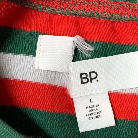 BP. Men's Hang Out Cotton Blend Long Sleeve Stripe Top - Picture 10 of 14